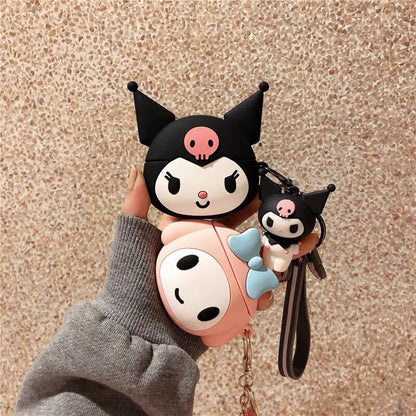 Kawaii Melo und Kuro Airpods Hülle