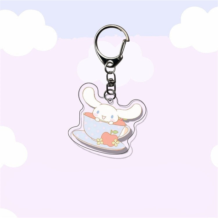 Cartoon Acrylic Keychain