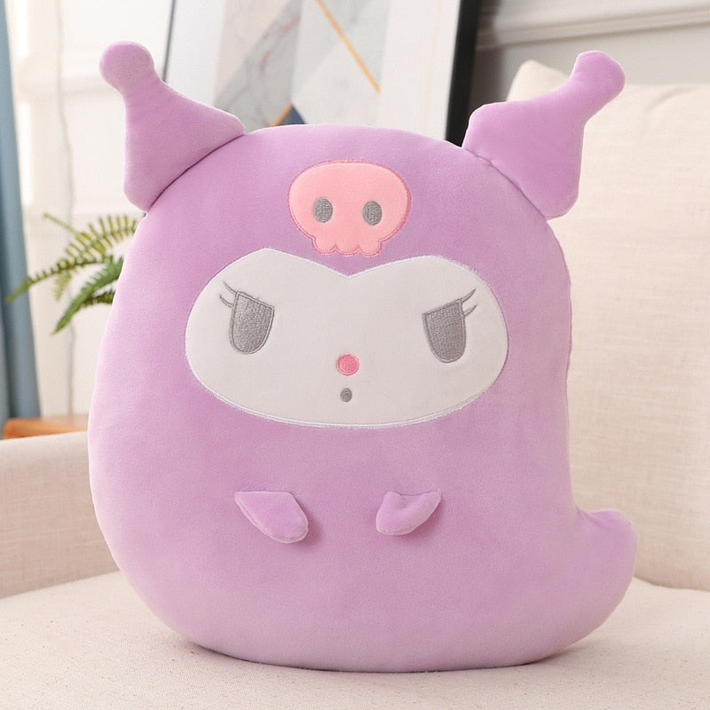 Poupée en peluche fantôme animée Kawaii