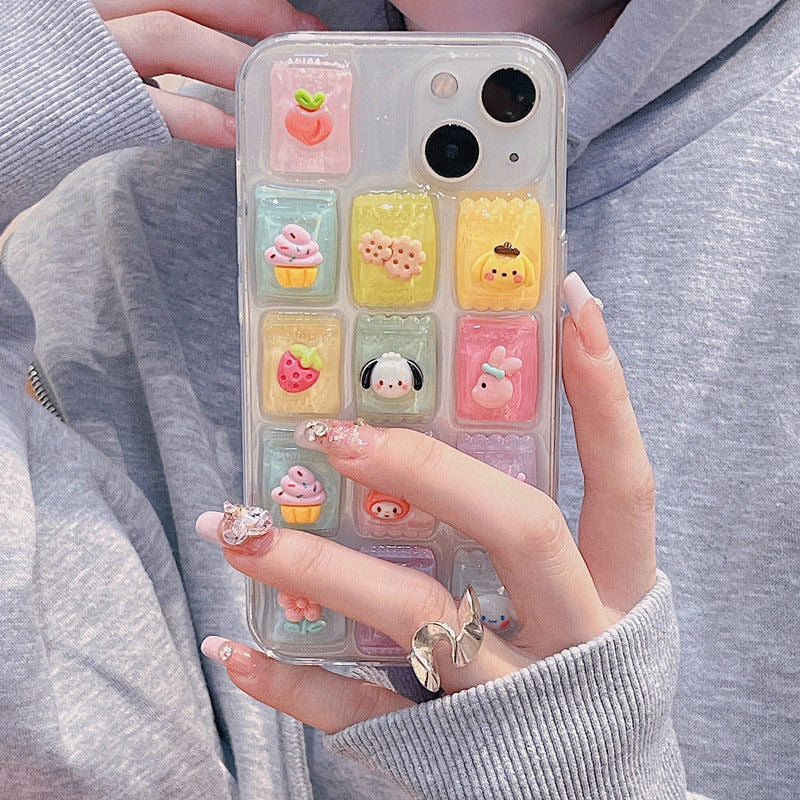 Coque iPhone Cute Friends Candy