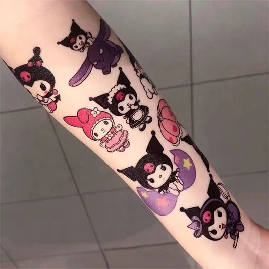 Cartoon Waterproof Temporary Tattoos