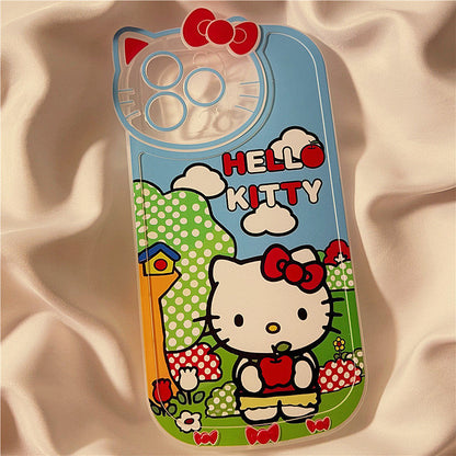 Coque iPhone Picnic Kitty