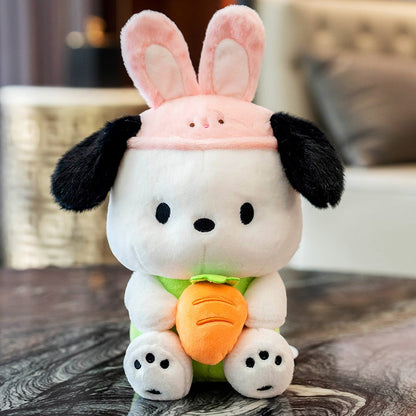 Poupée en peluche lapin Pocha