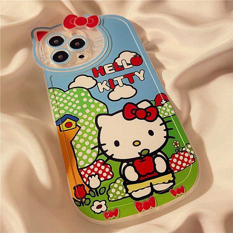 Coque iPhone Picnic Kitty