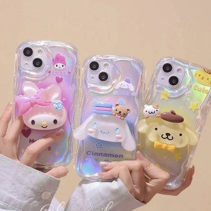 Coque iPhone holographique Anime