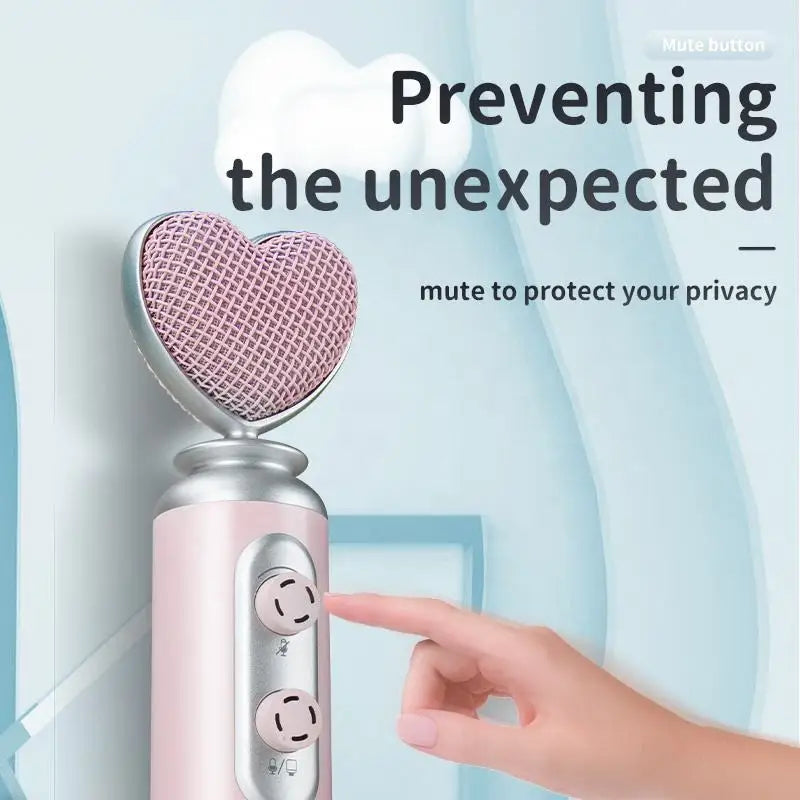 Valentine Pink Microphone Streaming