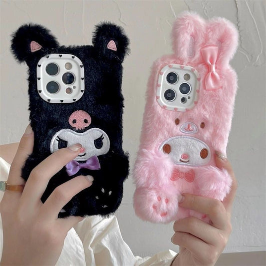 Cartoon Fluffy with Bow iPhone Case