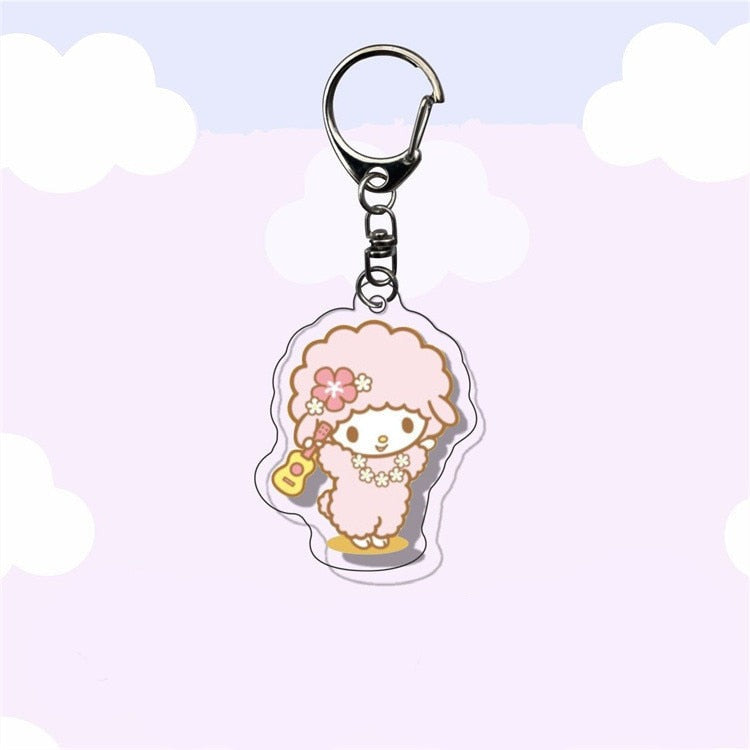 Cartoon Acrylic Keychain