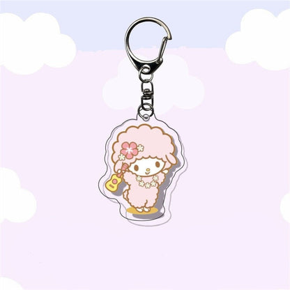 Cartoon Acrylic Keychain