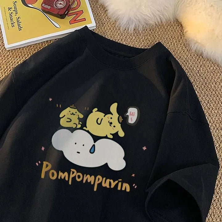 T-shirt nuage à pompons rêveurs