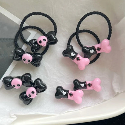 Kuro Totenkopf Haarspangen