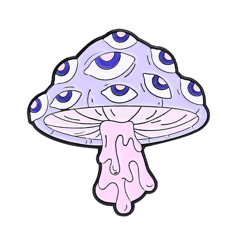 Creepy Pastel Cute Goth Enamel Set Pin