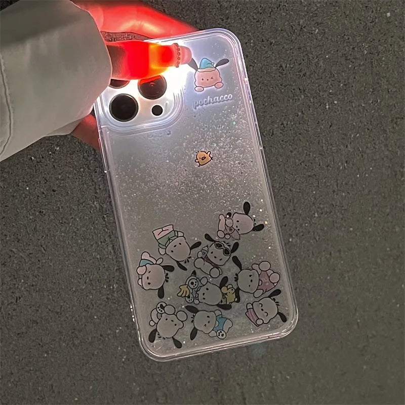 Coque pour iPhone Pocha Sparkly Quicksand