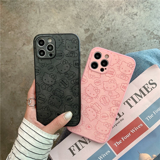 Kitty Printing Phone Case