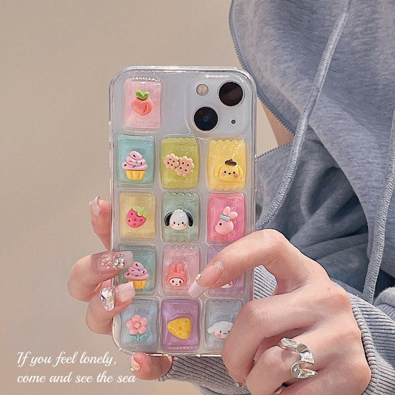 Coque iPhone Cute Friends Candy