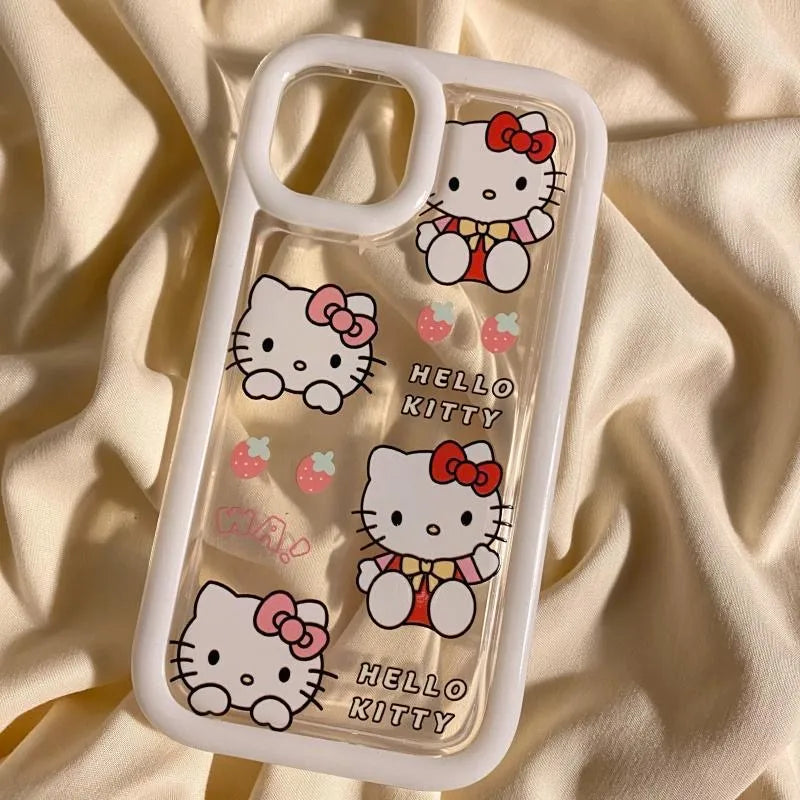 Coque iPhone Strawberry Kitty