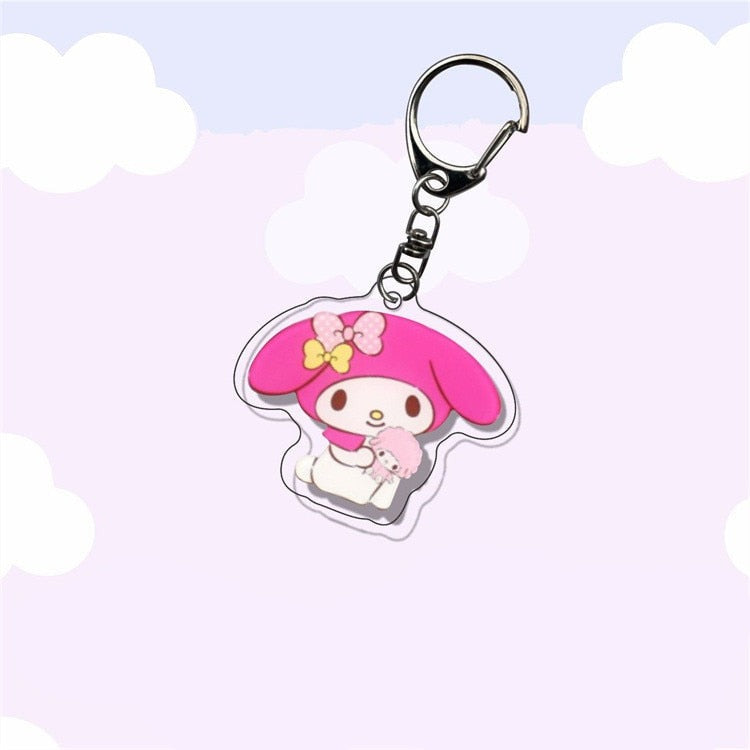 Cartoon Acrylic Keychain