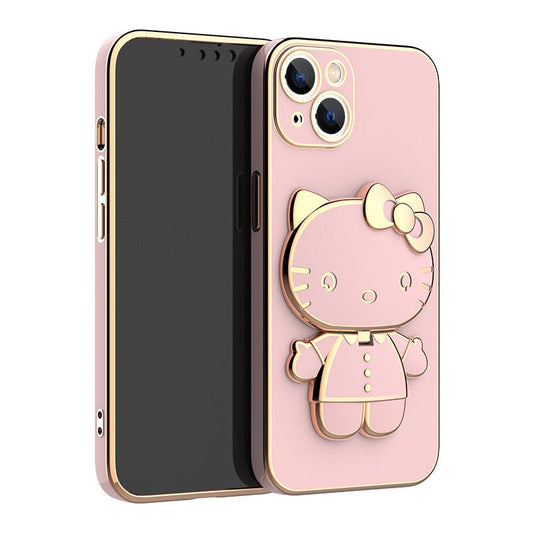 Kitty With Mirror iPhone Case