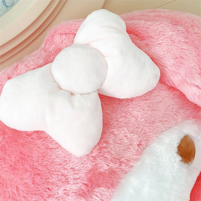 Kissen mit Melo-Schleife in Rosa
