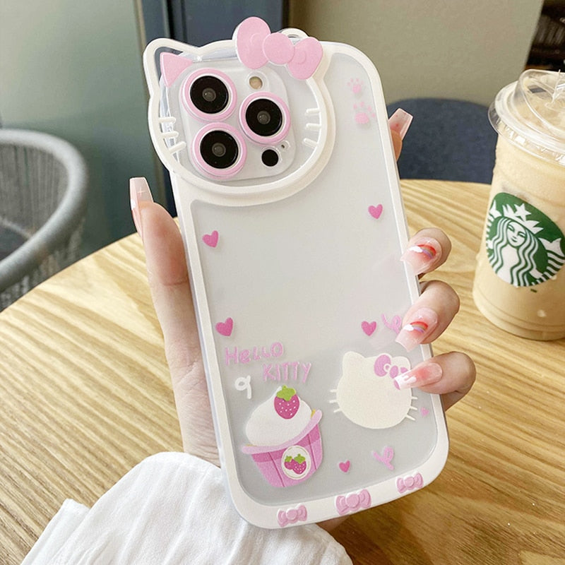 Coque iPhone Kawaii Sweet Kitty