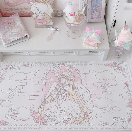 Desk Pad Sleepy Pink Angel