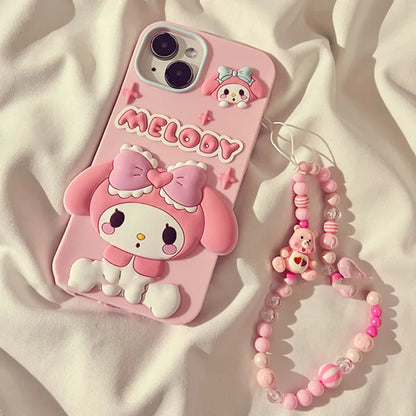 Coque Melo Pastel pour iPhone avec chaîne