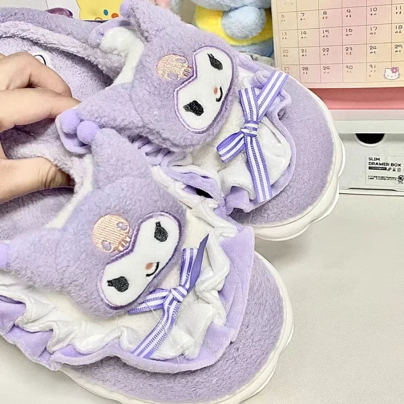 Friends Fuzzy Kawaii Slippers