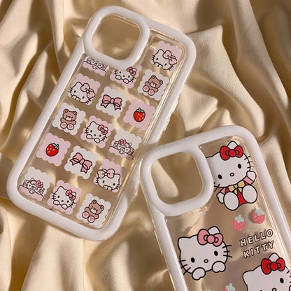 Coque iPhone Strawberry Kitty