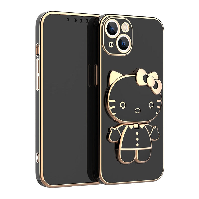 Coque iPhone Chaton avec miroir