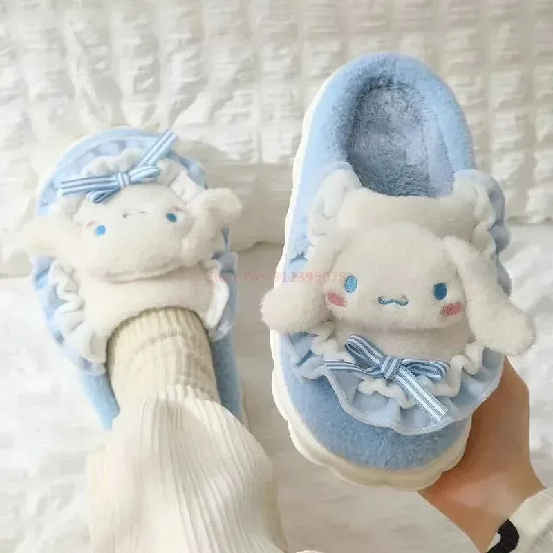 Friends Fuzzy Kawaii Slippers