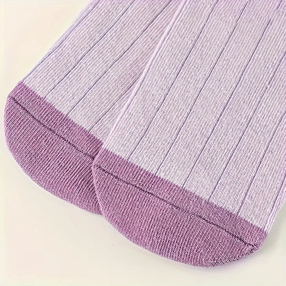 4pcs Kruo Purple Socks