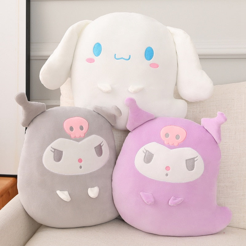 Poupée en peluche fantôme animée Kawaii