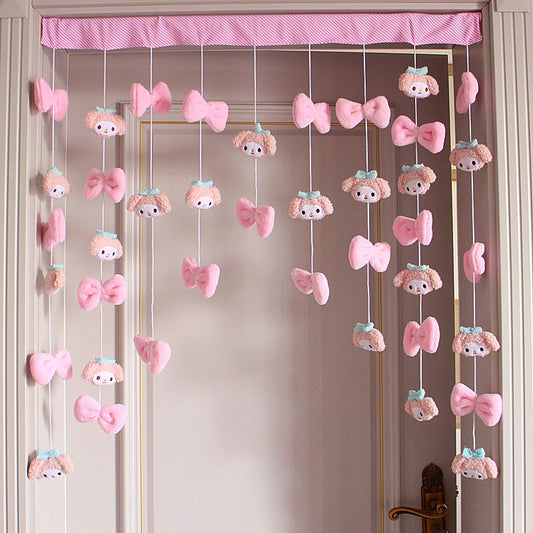 Cartoon Heart Curtain Decorations