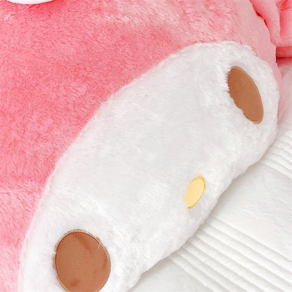 Kissen mit Melo-Schleife in Rosa