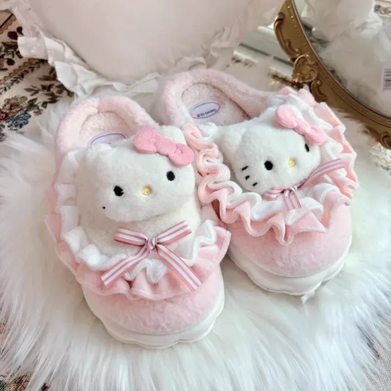 Friends Fuzzy Kawaii Slippers