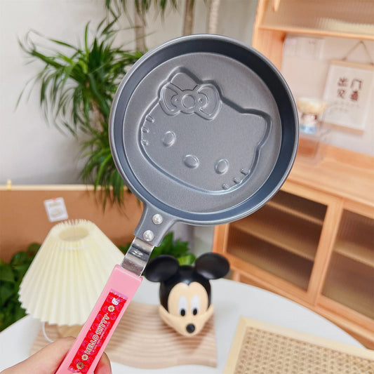 Cartoon Kitty Fried Steak Pan