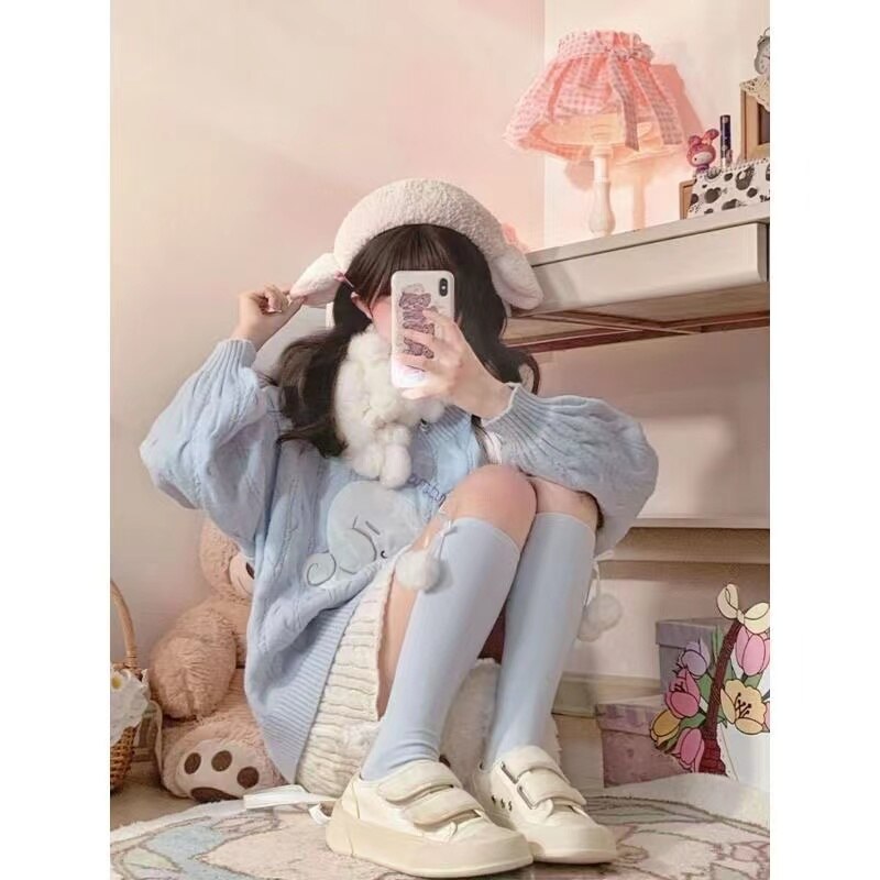 Knit Puppy Sleepy Sweater