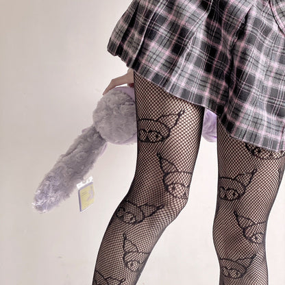 Cartoon Fishnet Stockings