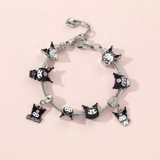 Black Kuro Charm Bracelet