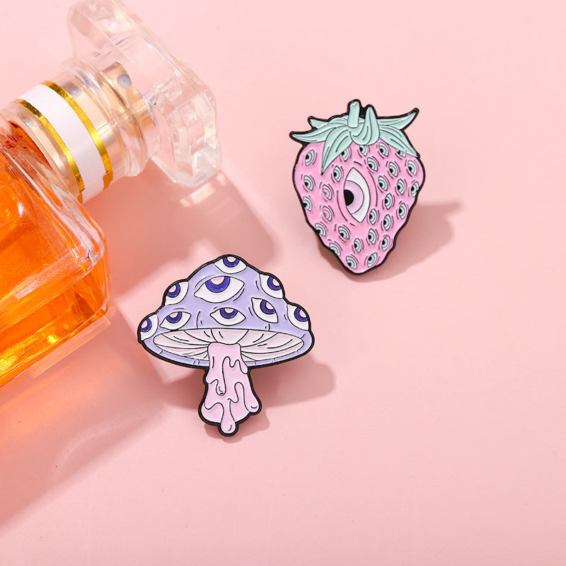 Creepy Pastel Cute Goth Enamel Set Pin