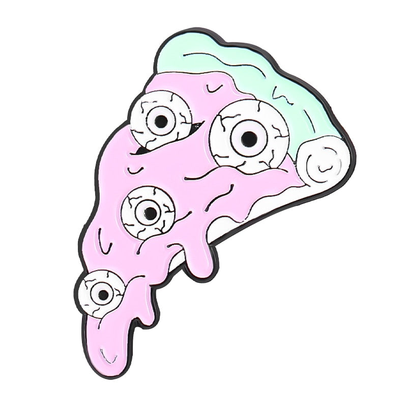 Creepy Pastel Cute Goth Enamel Set Pin