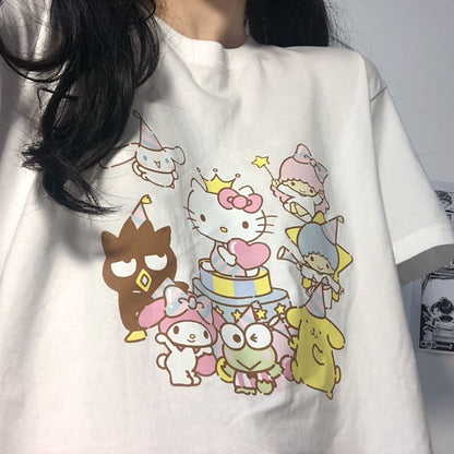 T-shirt Amis de bande dessinée