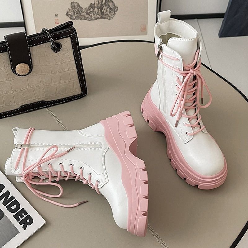 Boots Pastel Combat Warrior