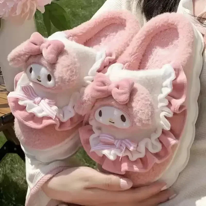 Friends Fuzzy Kawaii Slippers