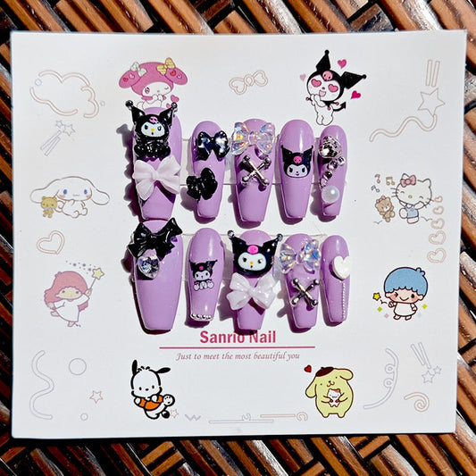 Cartoon Figure Press On Nails