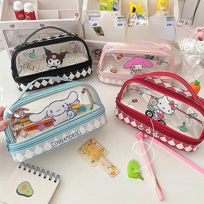 Cartoon Funny Large Pencil Case