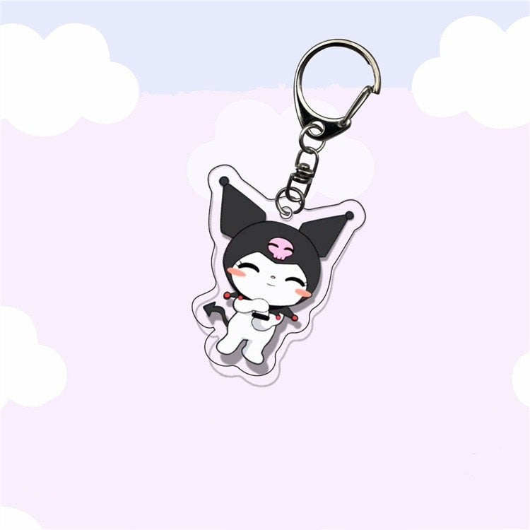 Cartoon Acrylic Keychain