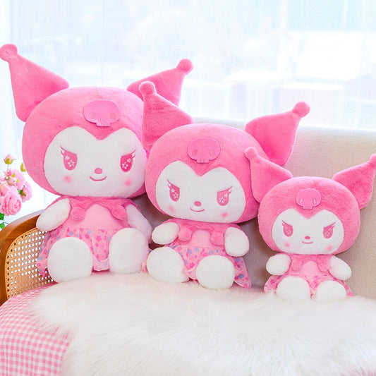 Peluche Kuro rose fleur de cerisier