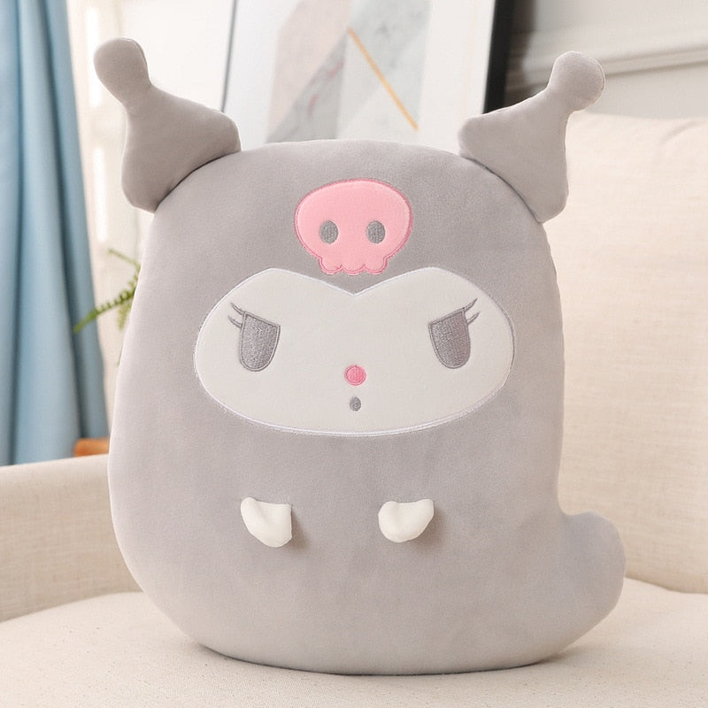 Poupée en peluche fantôme animée Kawaii