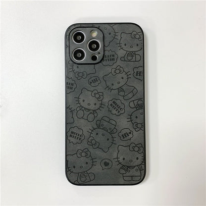 Coque de téléphone à imprimé chaton